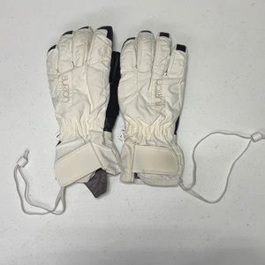 Burton Womens White Snowboard/Ski Gloves - Sz. XS